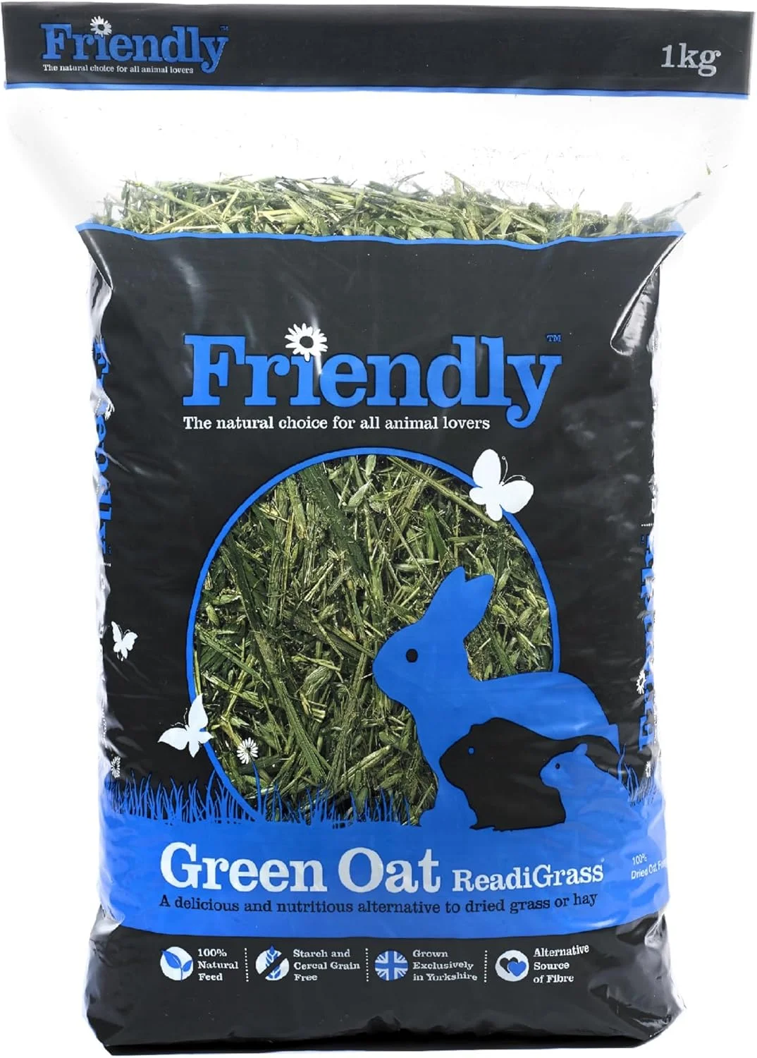 علف ری‌دی‌گرس سبز فرندشیپ استیتس لیمیتد مناسب برای حیوانات کوچک ۱ کیلوگرم (بسته ۴ عددی)