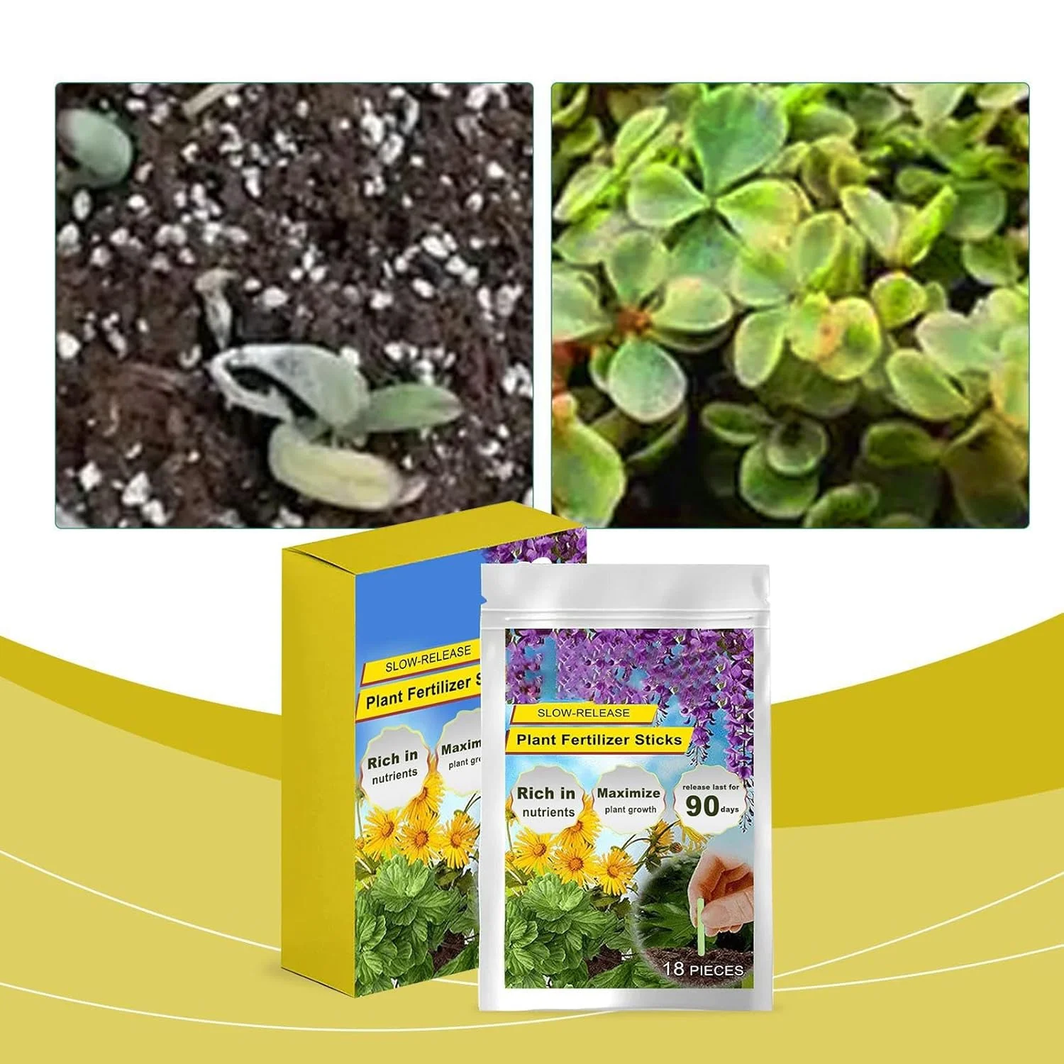 کود گیاهی، میخ های غذایی رشد گیاه، مواد مغذی طبیعی رهش تدریجی برای گل باغ لوبیا، تغذیه مداوم گیاهان آپارتمانی درختان همیشه سبز میوه