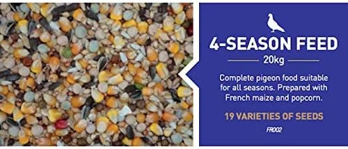غذای کامل کبوتر فارما 4 فصل 20 کیلوگرمی