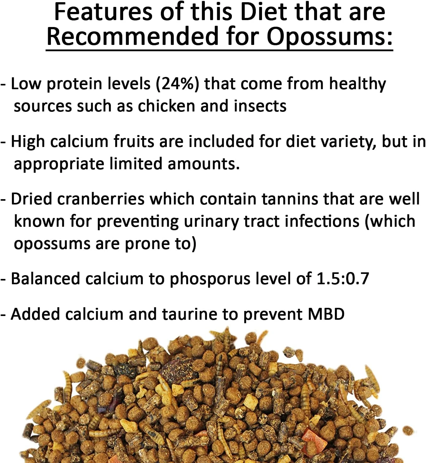 تغذیه کامل صاریغ - غذای کامل و سالم پلت - غذا برای صاریغ های دم کوتاه و ویرجینیا (6.8 کیلوگرم)