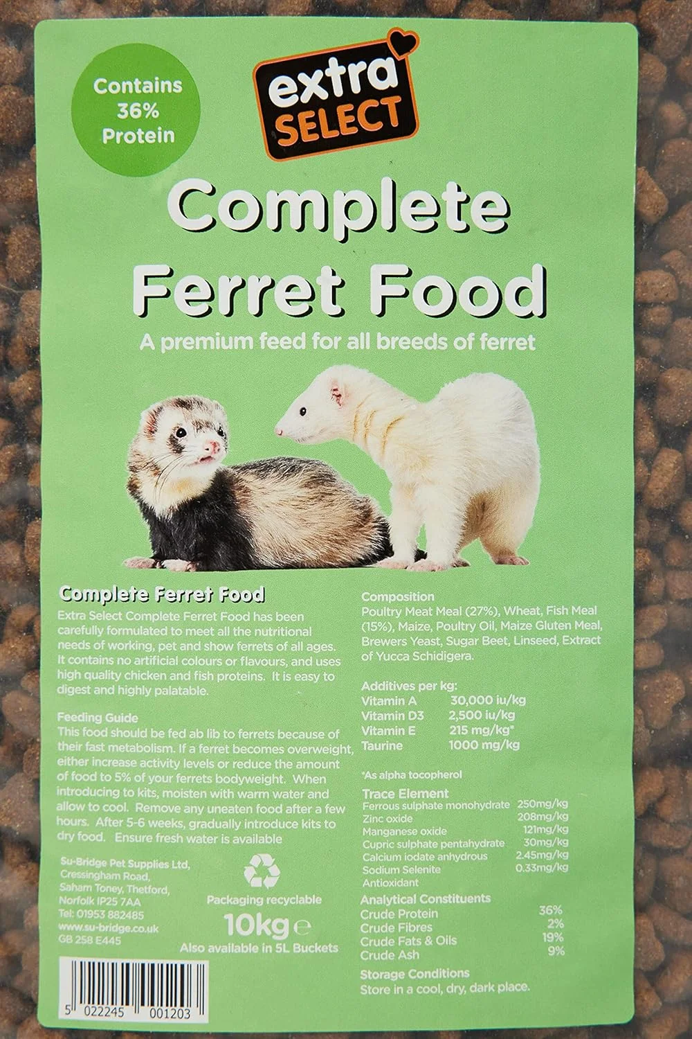 غذای خشک کامل و ممتاز مخصوص راسو، 10 کیلوگرم