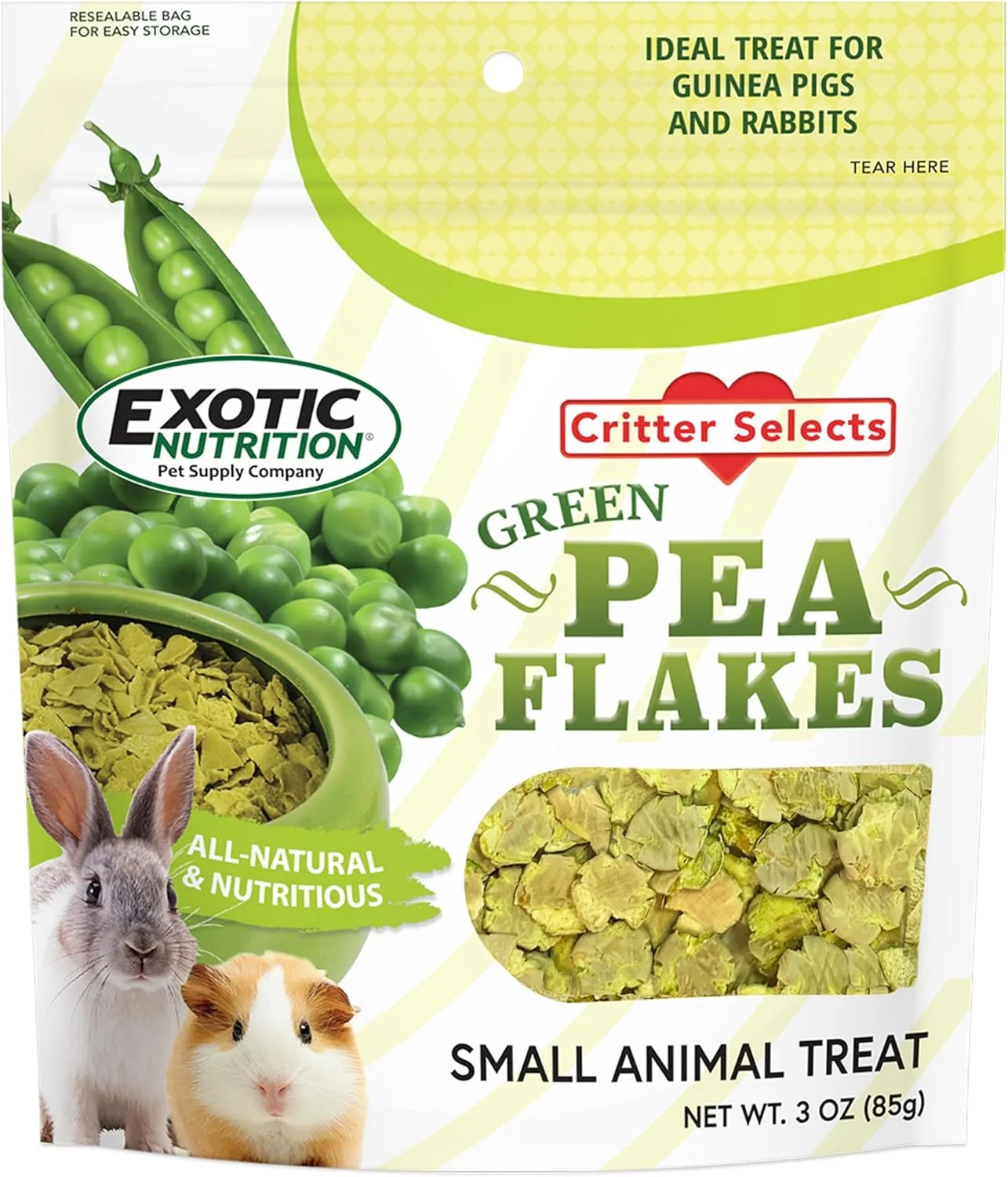 تکه‌های نخود سبز اگزوتیک نوتریشن 85 گرم