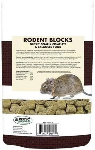 بلوک های غذایی جوندگان اگزوتیک نوتریشن - 1 پوند