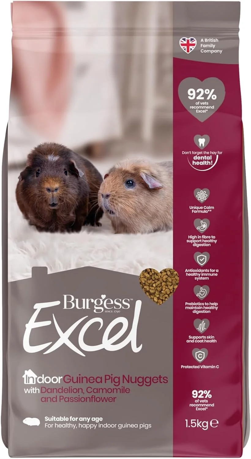 غذای کامل خوکچه هندی داخل خانه اکسل برجس - 1.5 کیلوگرم