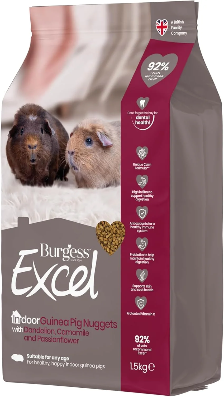 غذای کامل خوکچه هندی داخل خانه اکسل برجس - 1.5 کیلوگرم