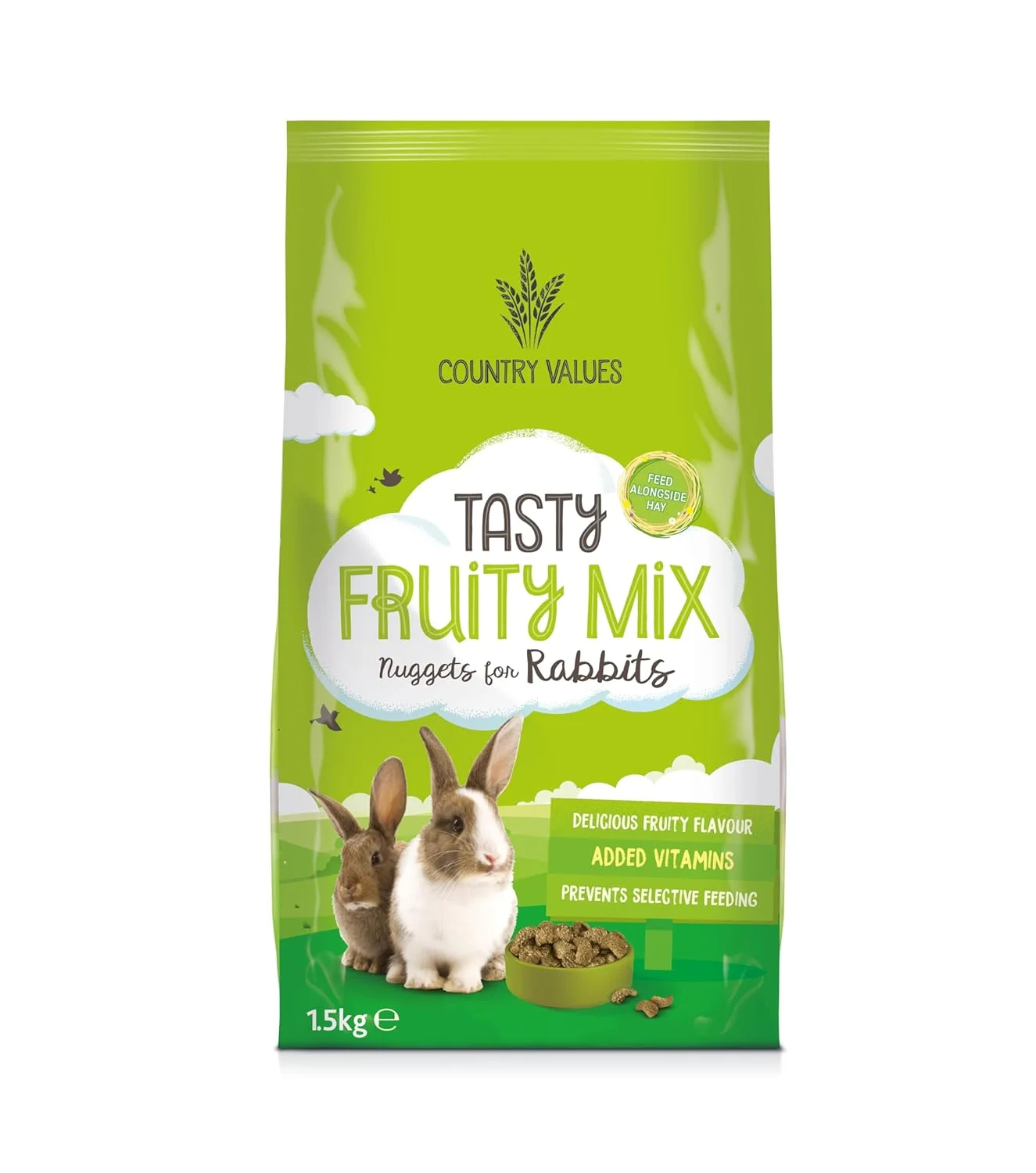 تکه های میوه ای با ارزش غذایی برای خرگوش، 10 کیلوگرم