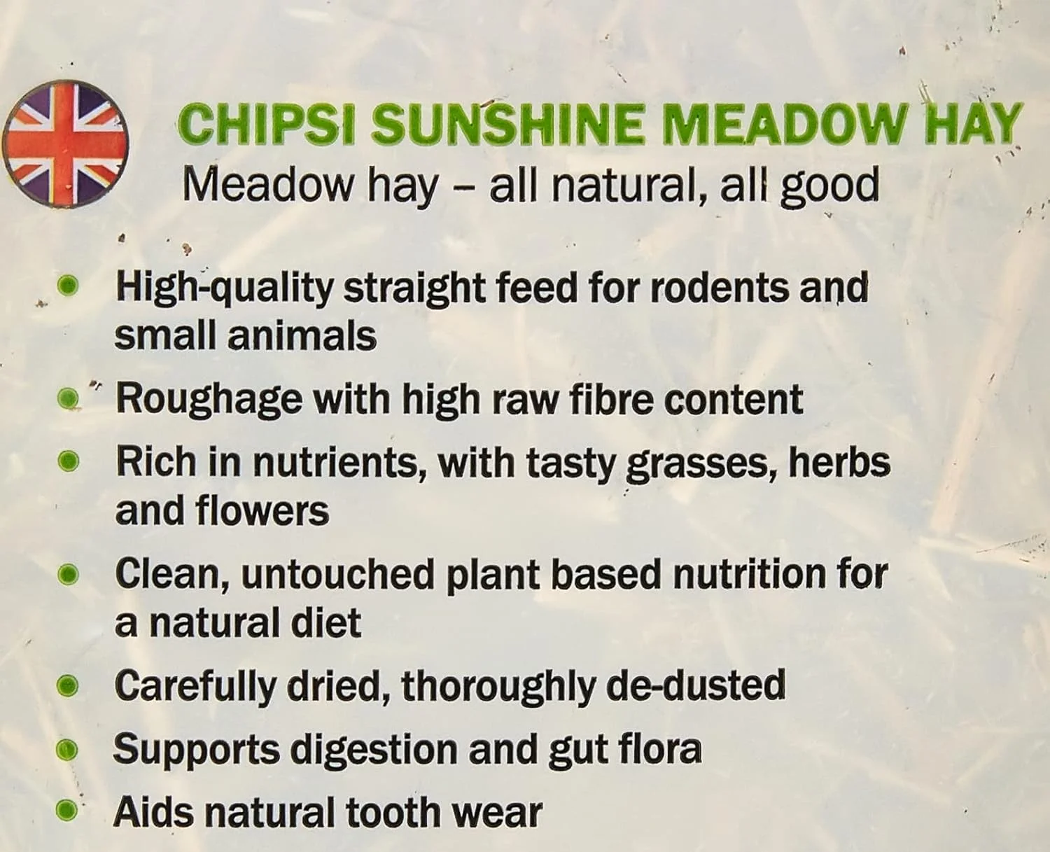 یونجه فشرده آفتابی چیپسی ۱ کیلوگرمی