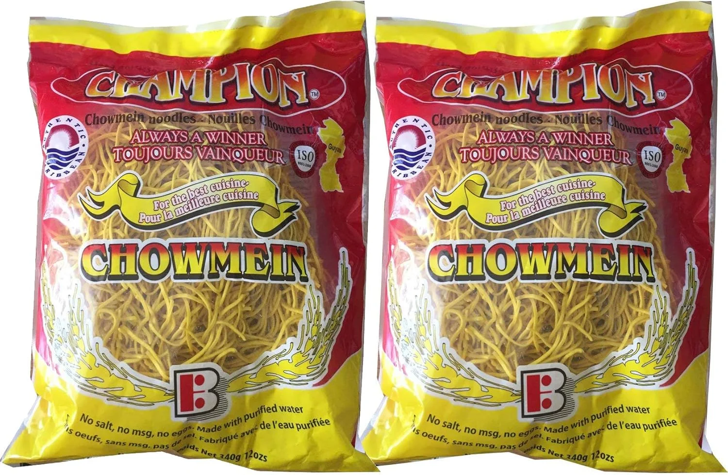 نودل چو مین قهرمان، بسته اقتصادی 2 عددی، 340 گرمی