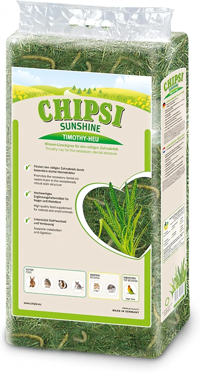 یونجه خشک تیموتی چیپسی Jrs Sunshine Plus - وزن 800 گرم