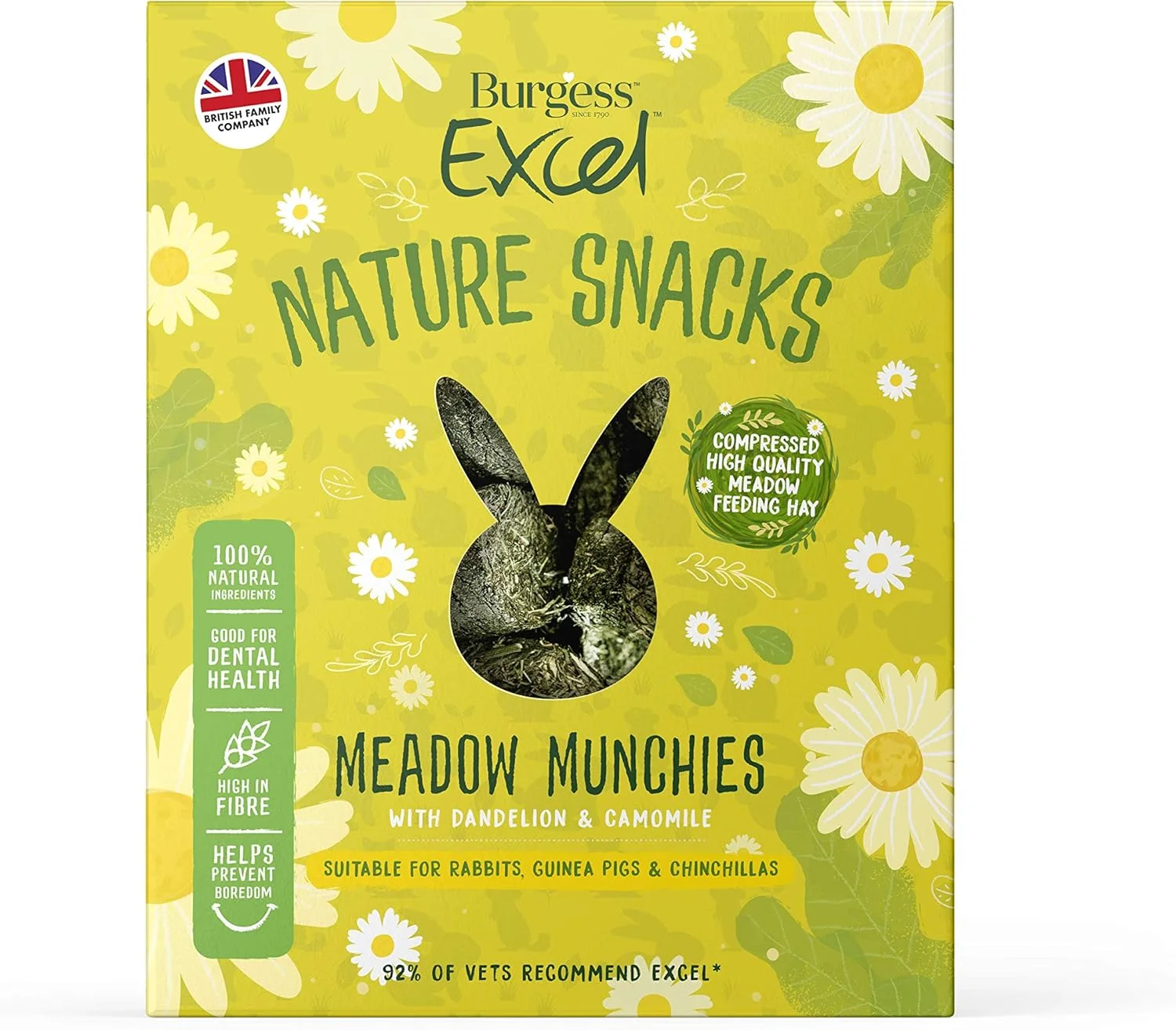 خوراکی جونده کوچک Burgess Excel Meadow Munchies - ۱ کیلوگرم