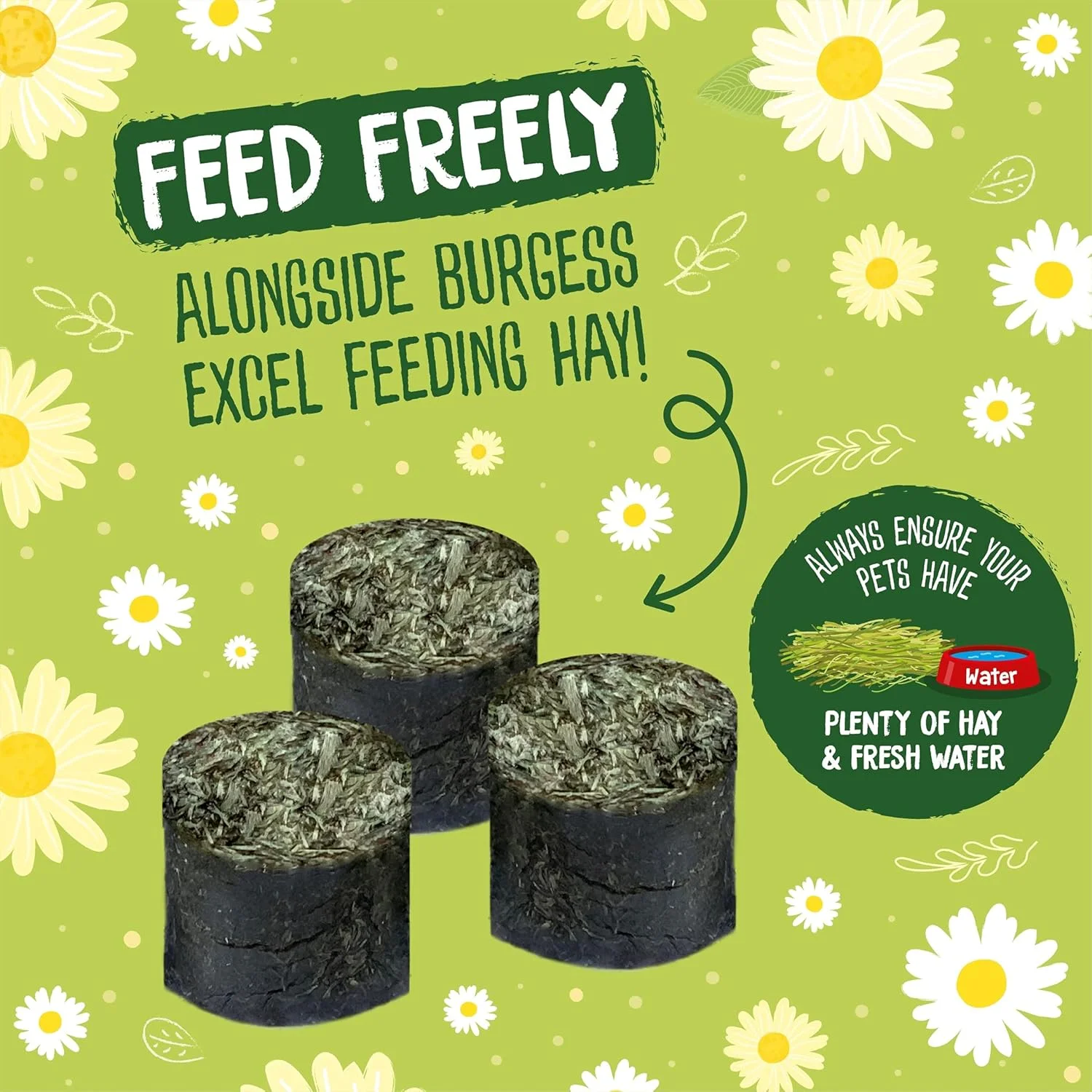 خوراکی جونده کوچک Burgess Excel Meadow Munchies - ۱ کیلوگرم