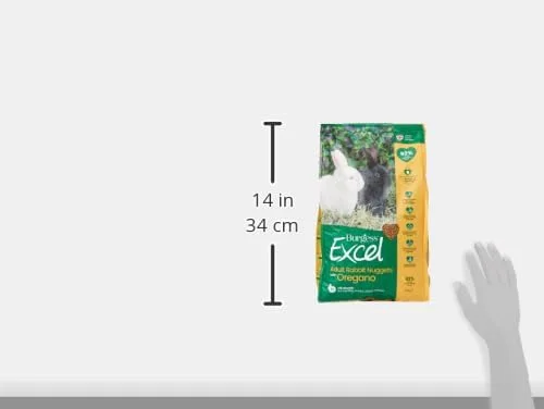 غذای کامل خرگوش بالغ Burgess Excel با طعم پونه کوهی - ۱.۵ کیلوگرم
