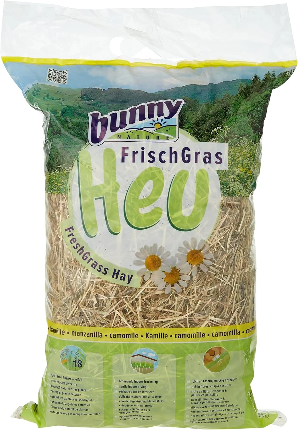 یونجه علفزار تازه خرگوش بانی نیچر با بابونه 500 گرم