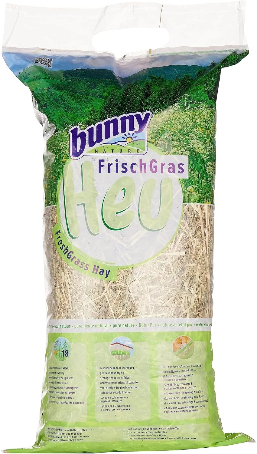 یونجه علف تازه خرگوش بانی نیچر، 750 گرم