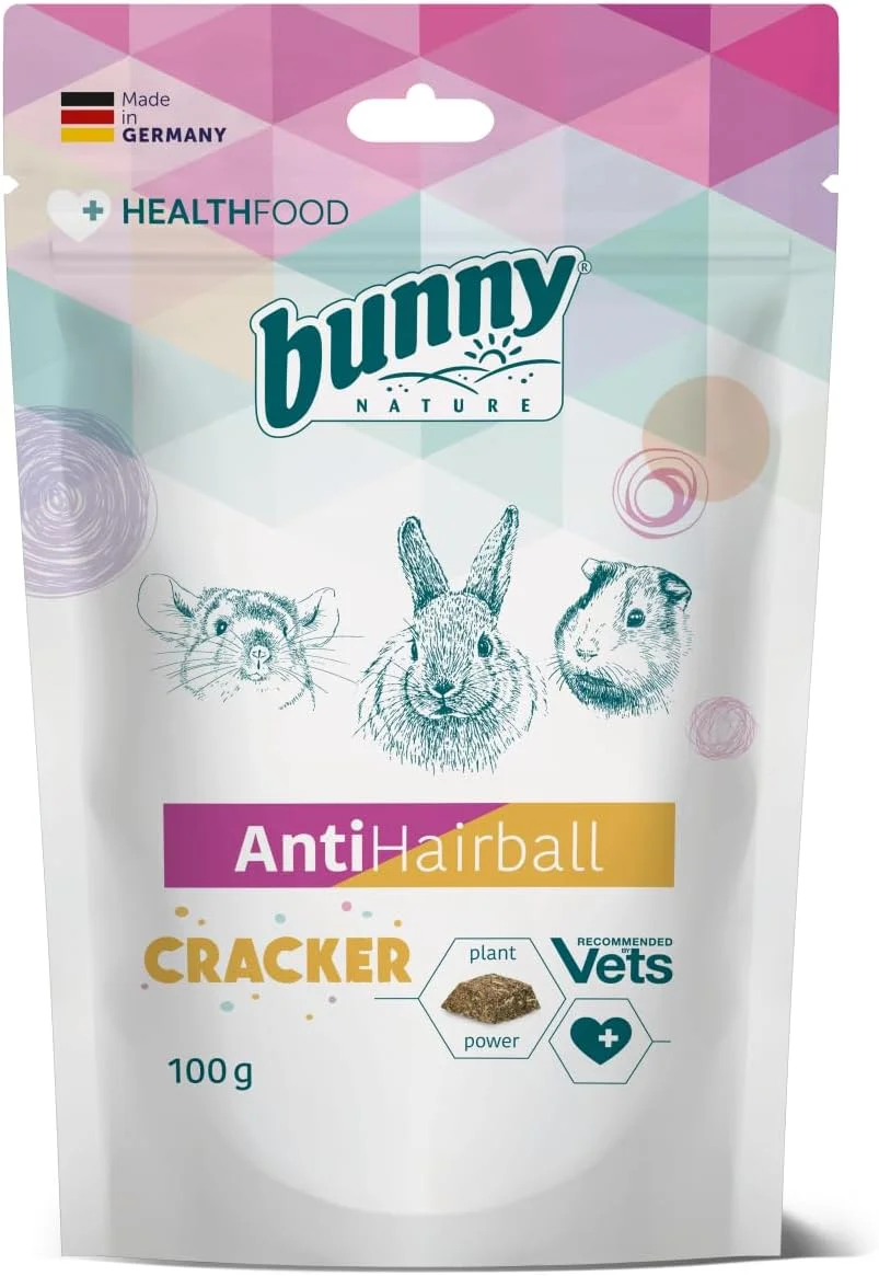 بیسکویت آنتی هربال خرگوش بانی نیچر، غذای مکمل برای خرگوش های کوتوله، خوکچه هندی و چینچیلا 100 گرم