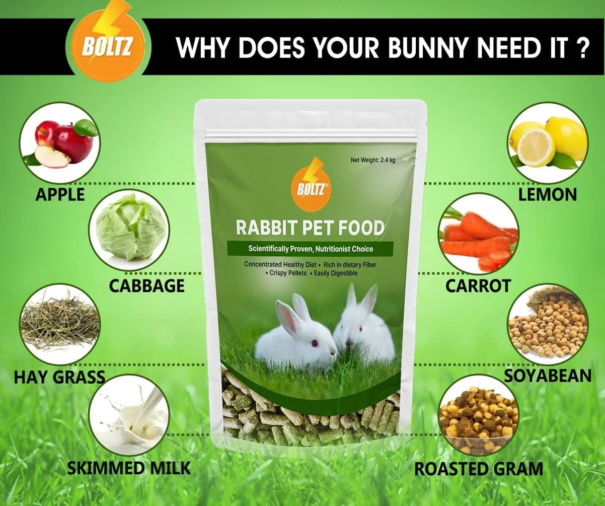 غذای خرگوش بالغ ممتاز بولتز، انتخاب متخصص تغذیه (غذای خرگوش 1.2 کیلوگرم)