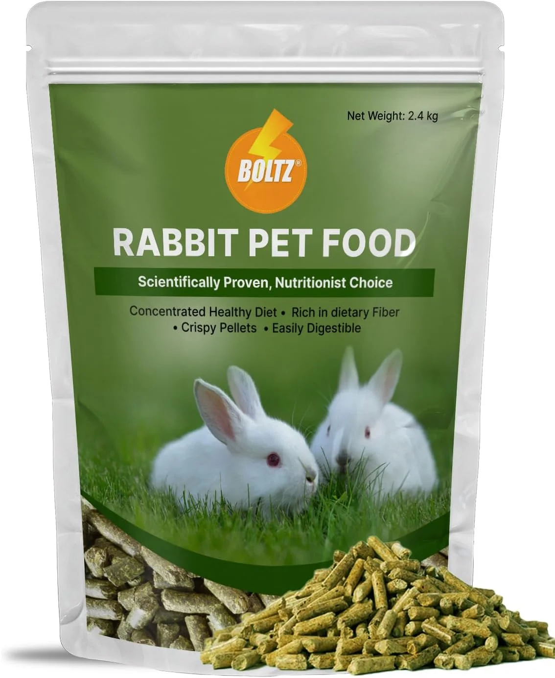 غذای خرگوش ممتاز بولتز، انتخاب متخصص تغذیه (2.4 کیلوگرم) (غذای خرگوش 2.4 کیلوگرم)
