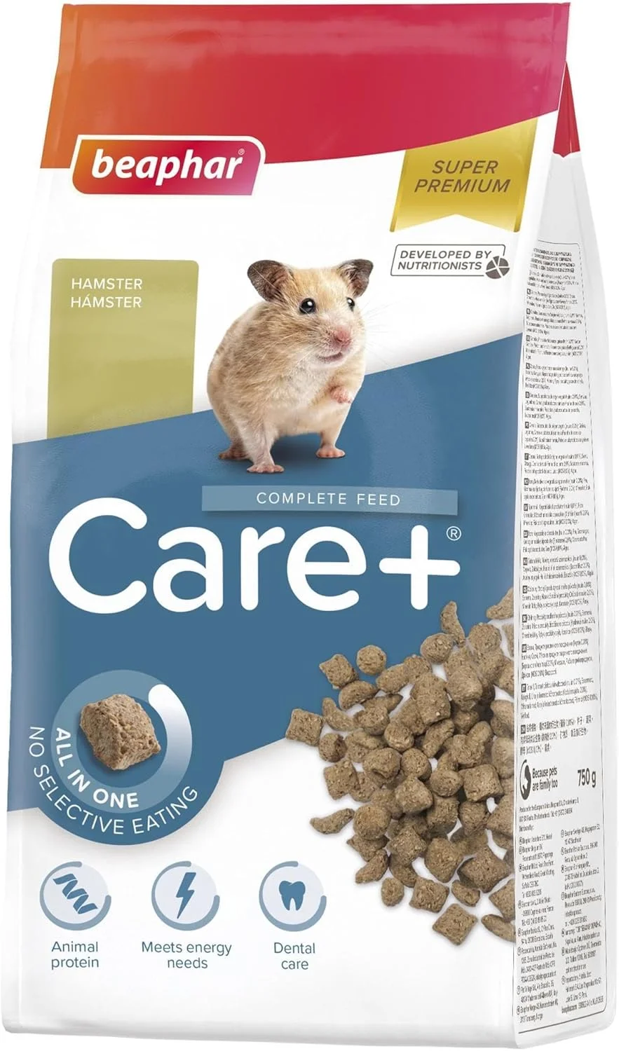 غذای کامل همستر Beaphar Care+، ۷۰۰ گرم غذای کامل همستر Beaphar Care+، ۷۰۰ گرم