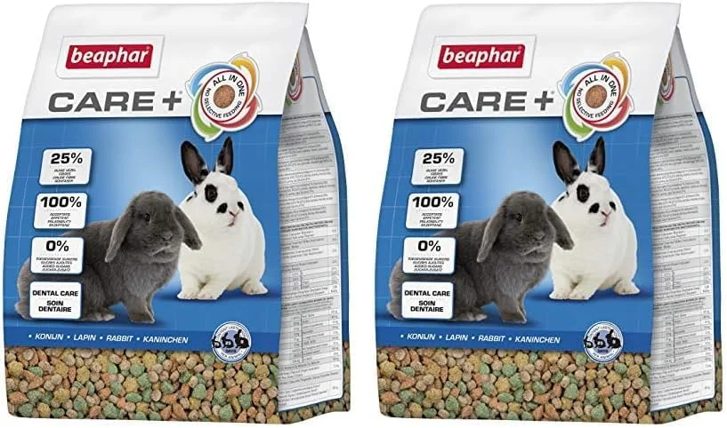غذای خشک خرگوش Beaphar Care+ - 1.5 کیلوگرم (بسته 2 عددی)