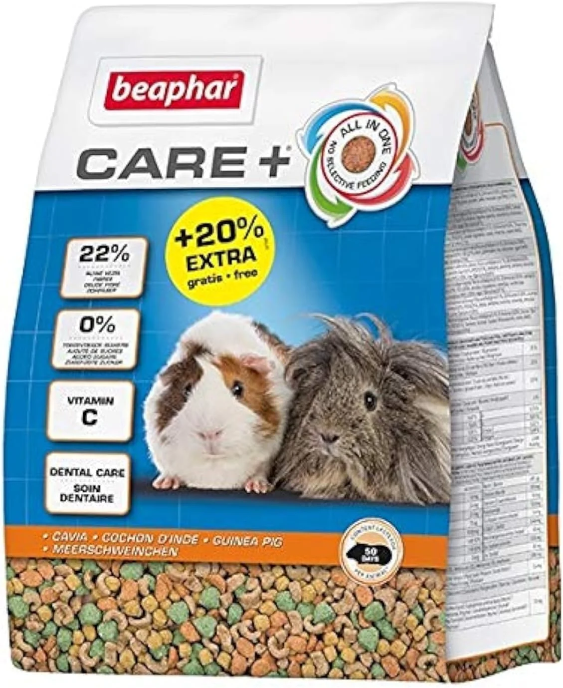 غذای کامل خوکچه هندی Beaphar Care Plus (۱.۵ کیلوگرم)
