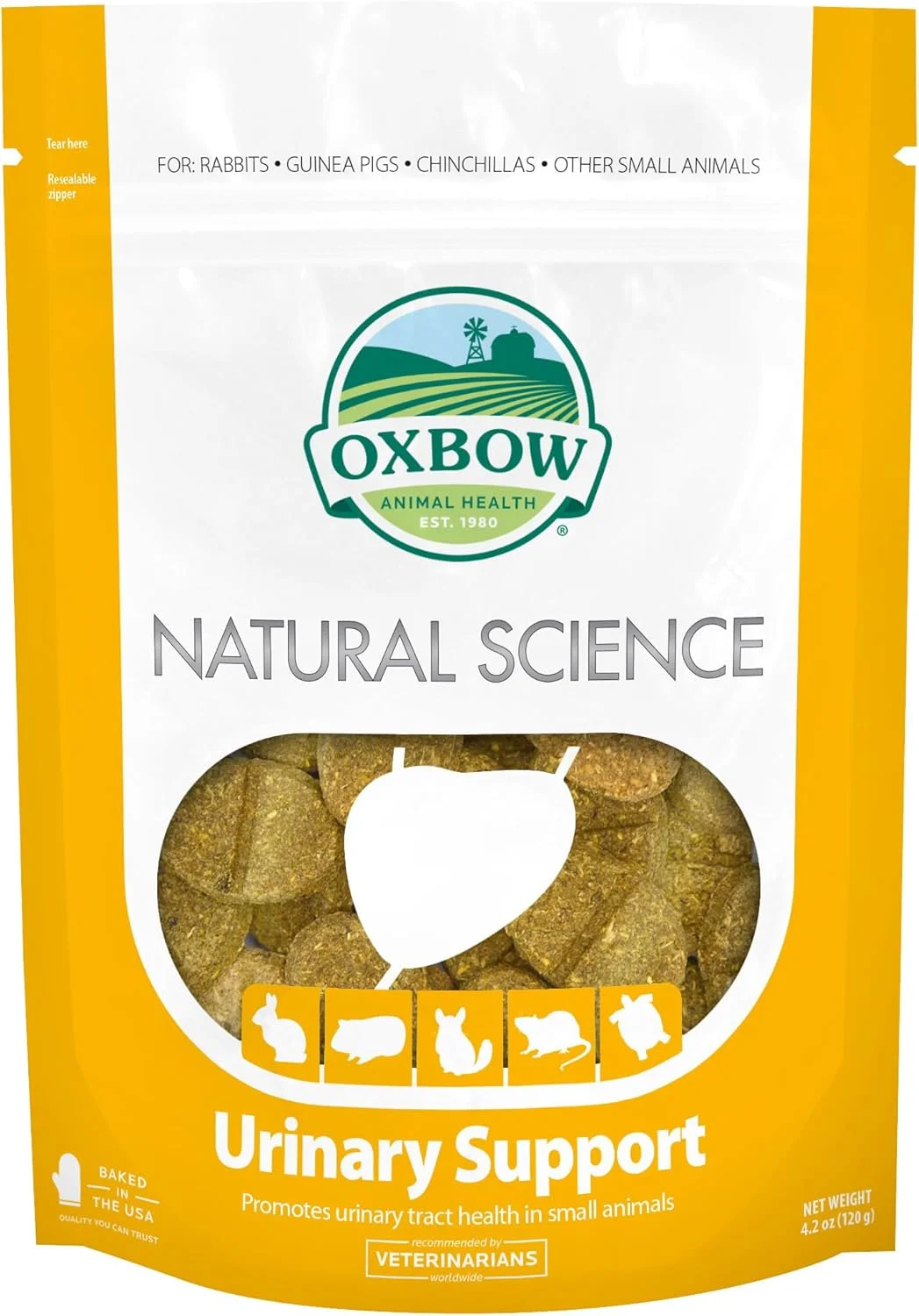 مکمل غذایی ادراری حیوانات خانگی Oxbow Animal Health Natural Science، ۱۱۹ گرم
