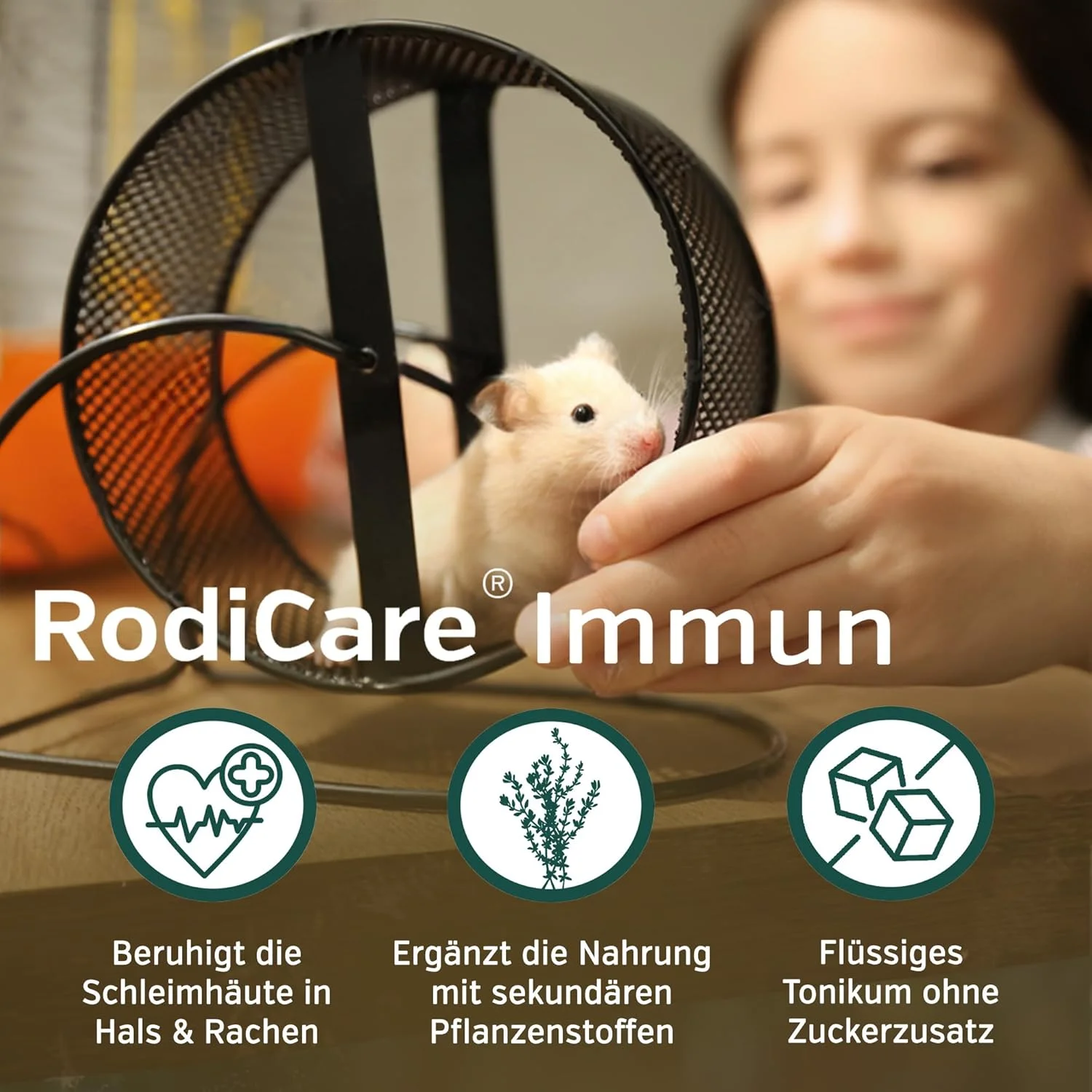 آلفاوت RodiCare Immune، بسته دوتایی، تقویت کننده سیستم ایمنی برای خرگوش ها، خوکچه های هندی و جوندگان کوچک، خوراک مکمل، 2 عدد 15 میلی لیتر، سرنگ دوز