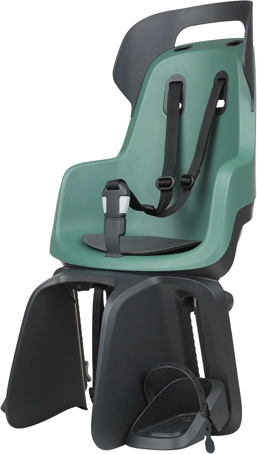 صندلی کودک بوبایک مدل GO MAXI مناسب برای ترک‌بند دوچرخه – ایمن، شیک و قابل تنظیم برای کودکان ۹ ماهه تا ۶ ساله، تا وزن ۲۲ کیلوگرم، رنگ نعنایی