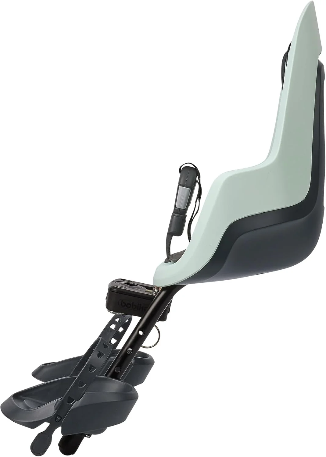 صندلی کودک دوچرخه بوبایک مدل GO MINI - ایمن، شیک و قابل تنظیم برای کودکان 9 ماهه تا 3 ساله، تا 15 کیلوگرم، رنگ نعنایی