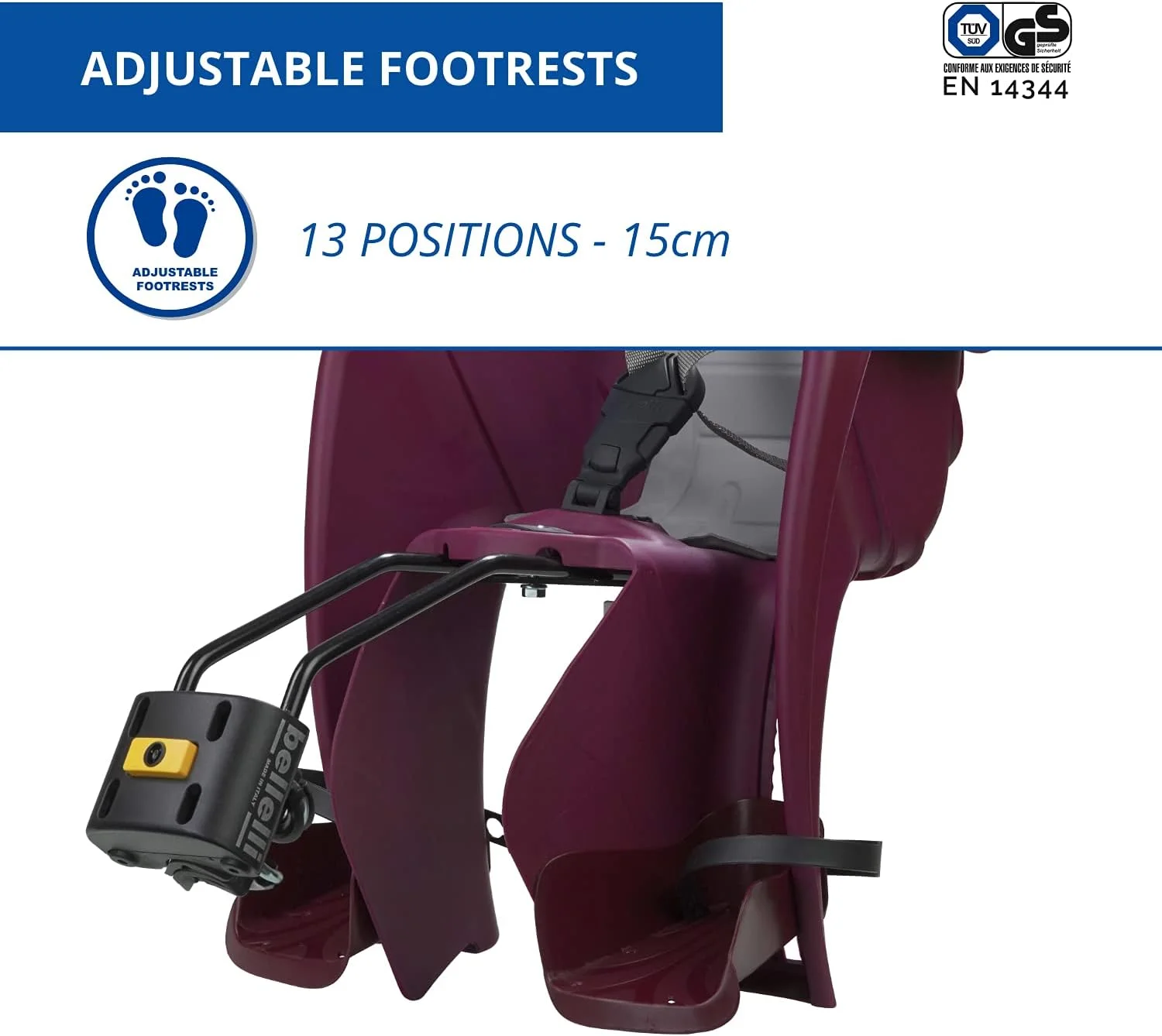 صندلی عقب دوچرخه بللی مدل Mr Fox