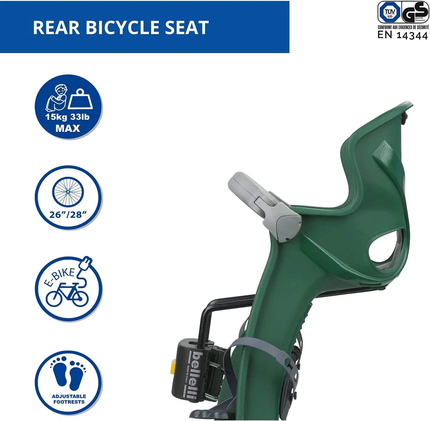 صندلی جلوی دوچرخه بللی مدل Indicator