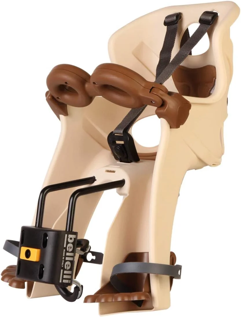 صندلی کودک دوچرخه بللی مدل Freccia با نصب در جلو، در دو رنگ