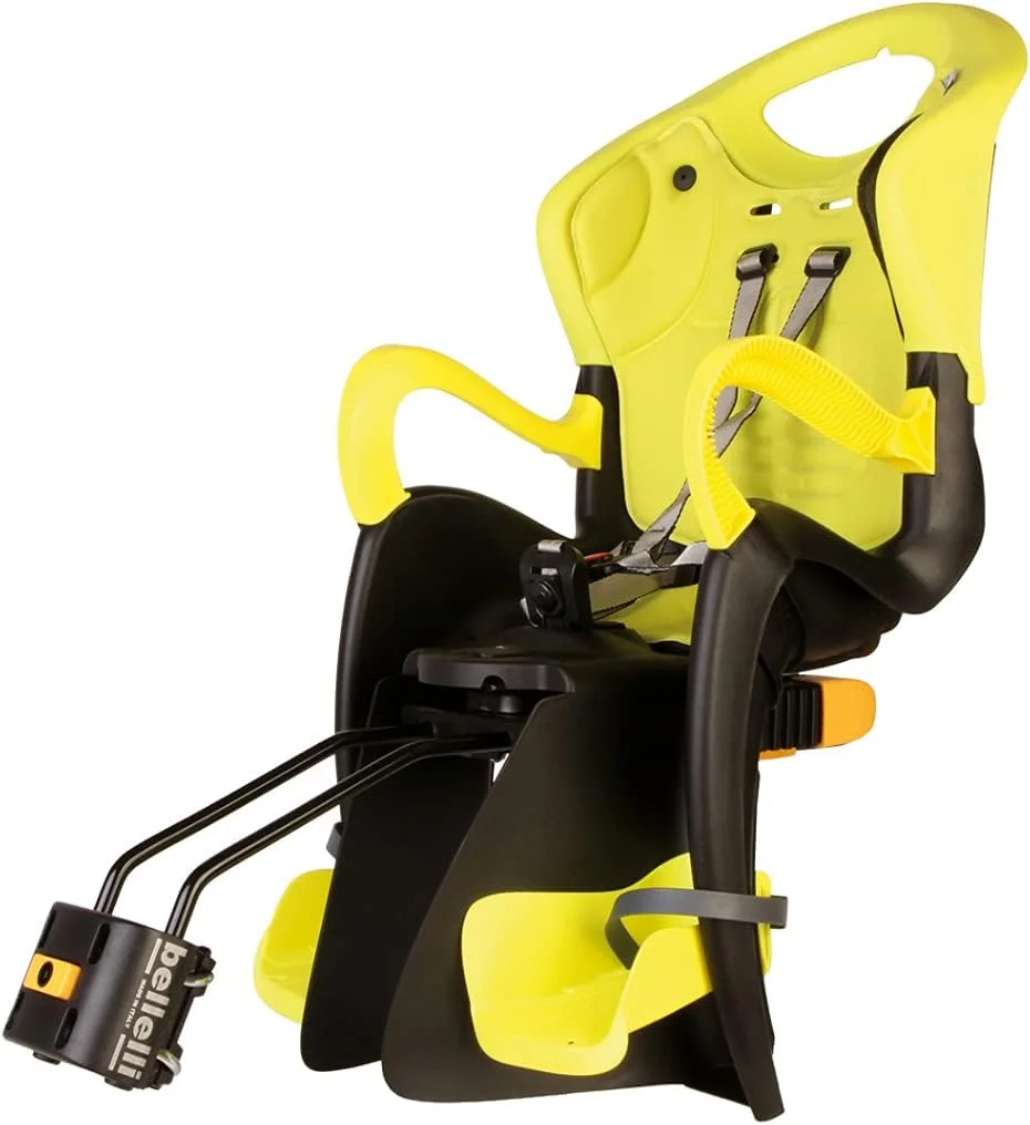 صندلی عقب دوچرخه کودک بللی مدل تایگر - مناسب برای کودکان تا 22 کیلوگرم، از 3 تا 8 سال - نصب روی بدنه