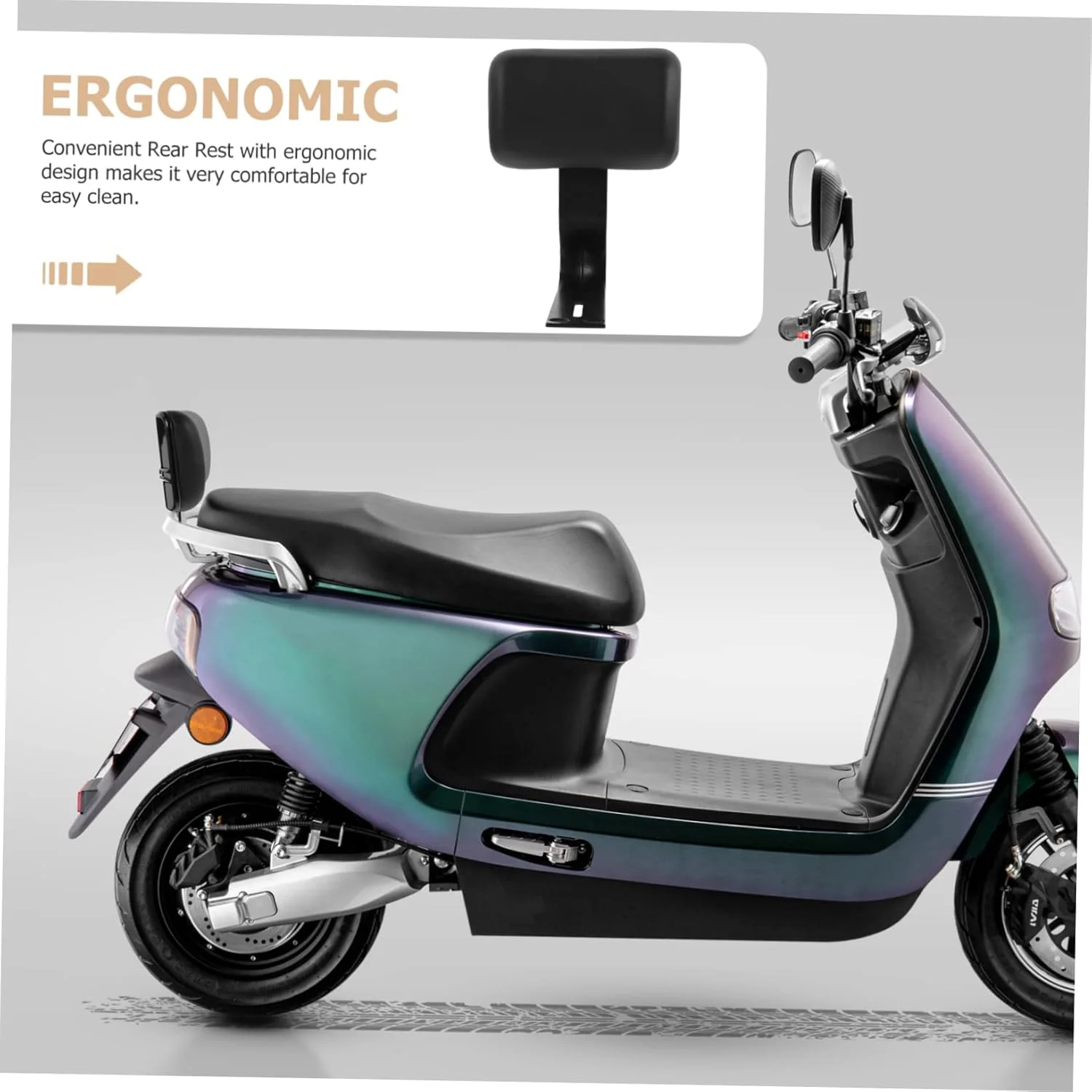 پشتی دوچرخه Anneome، پشتی جایگزین، کوسن جهانی، پشتی راحت برای دوچرخه های برقی