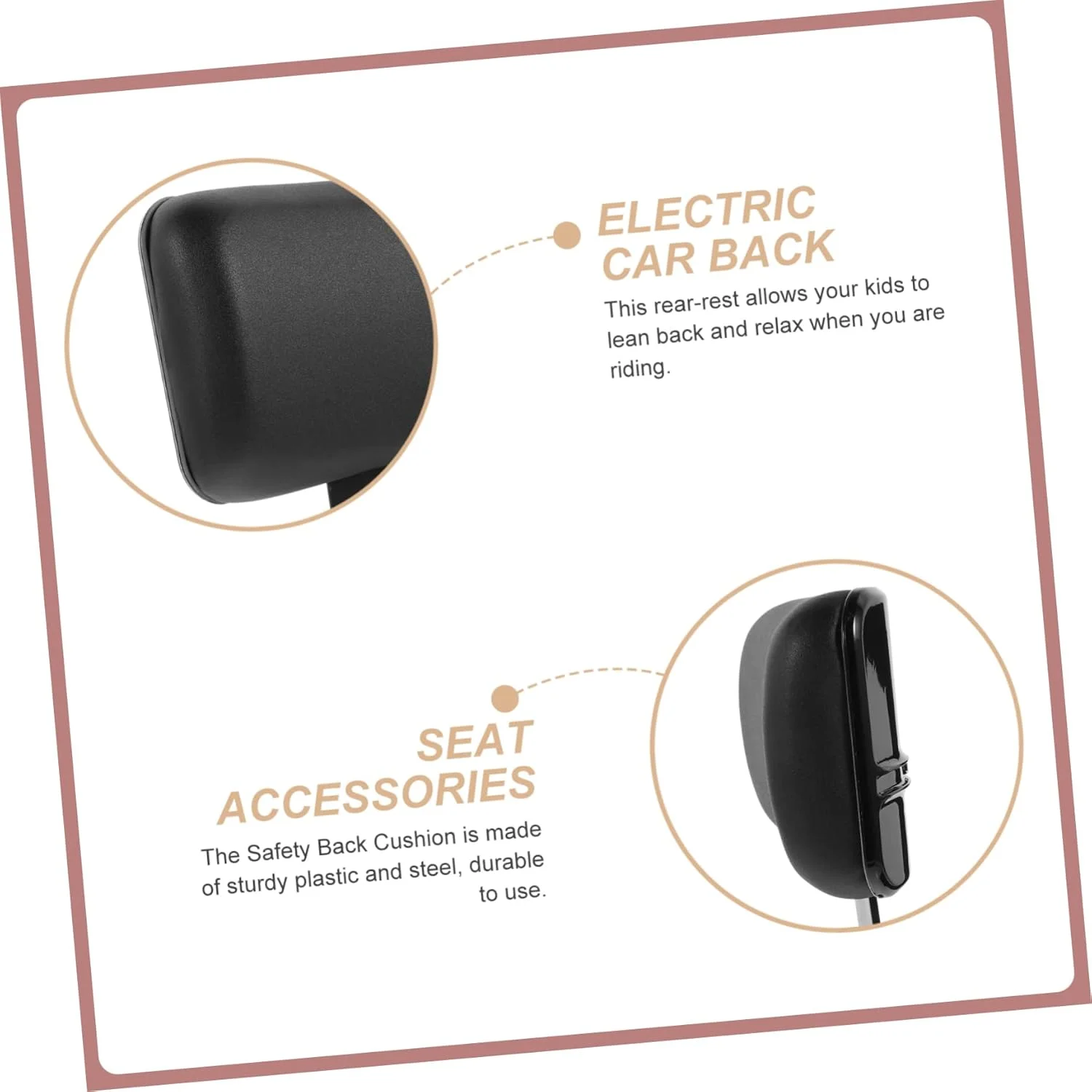 پشتی دوچرخه Anneome، پشتی جایگزین، کوسن جهانی، پشتی راحت برای دوچرخه های برقی