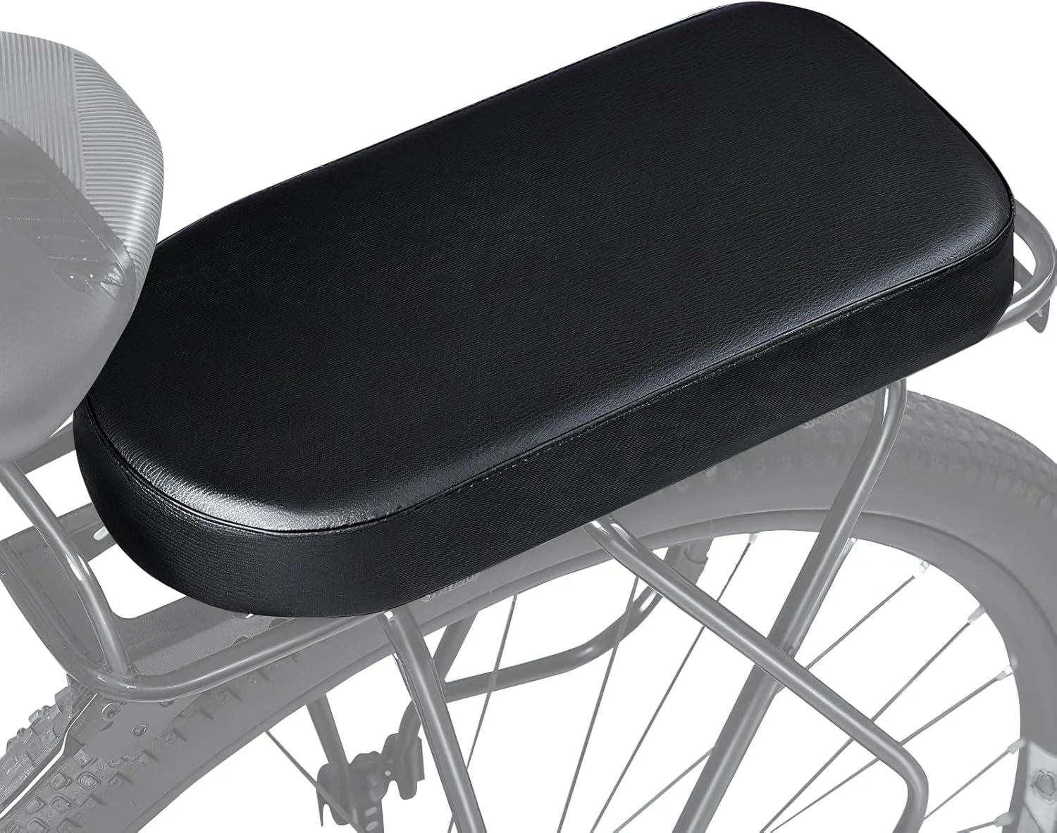 بالشتک صندلی عقب دوچرخه auvstar، صندلی پشتی دوچرخه برای کودکان، پلی یورتان نرم و راحت، بالشتک برای دوچرخه های کوهستانی یا وسایل نقلیه الکتریکی