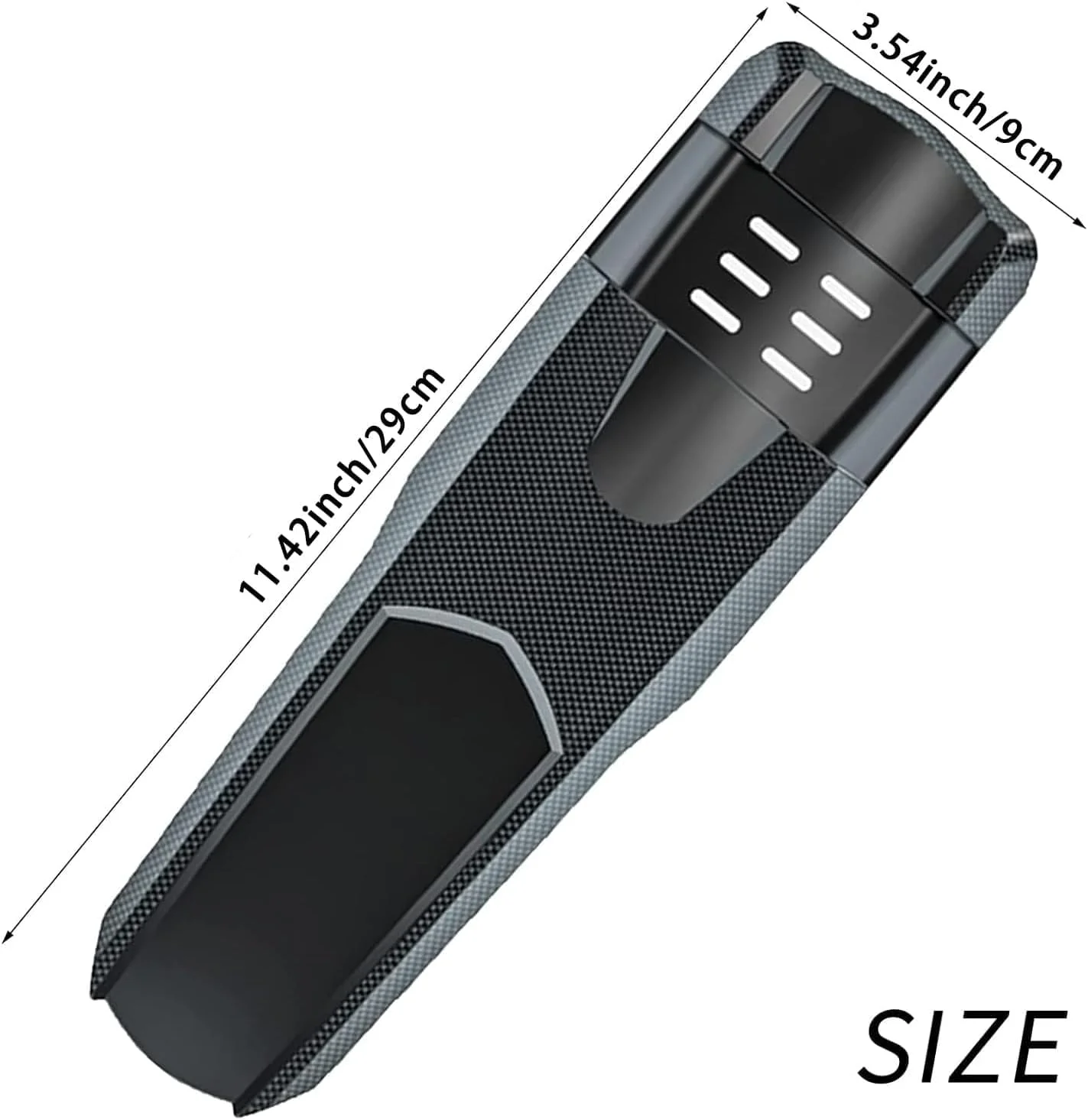 گلگیر دوچرخه کوهستان YelaJoy، گلگیرهای MTB فیبر کربنی قابل تنظیم - گلگیر جهانی MTB جلو یا عقب سازگار با دوچرخه های کوهستانی 20/24/26/27.5/29 اینچ - پوسته سخت
