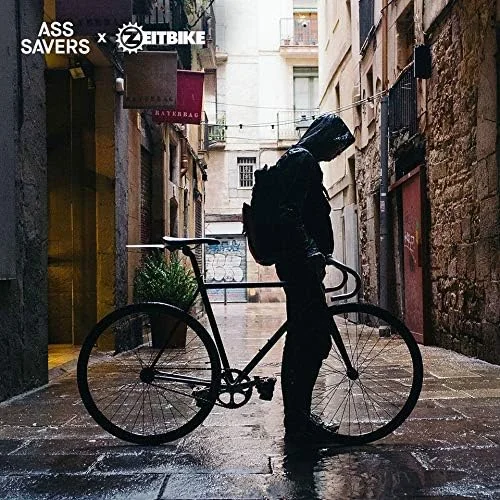 گلگیر دوچرخه زیت بایک مدل Fishbone مناسب Alley Cats - مشکی/سفید - نسل 4 معمولی با نوک تاشو - گیره دار