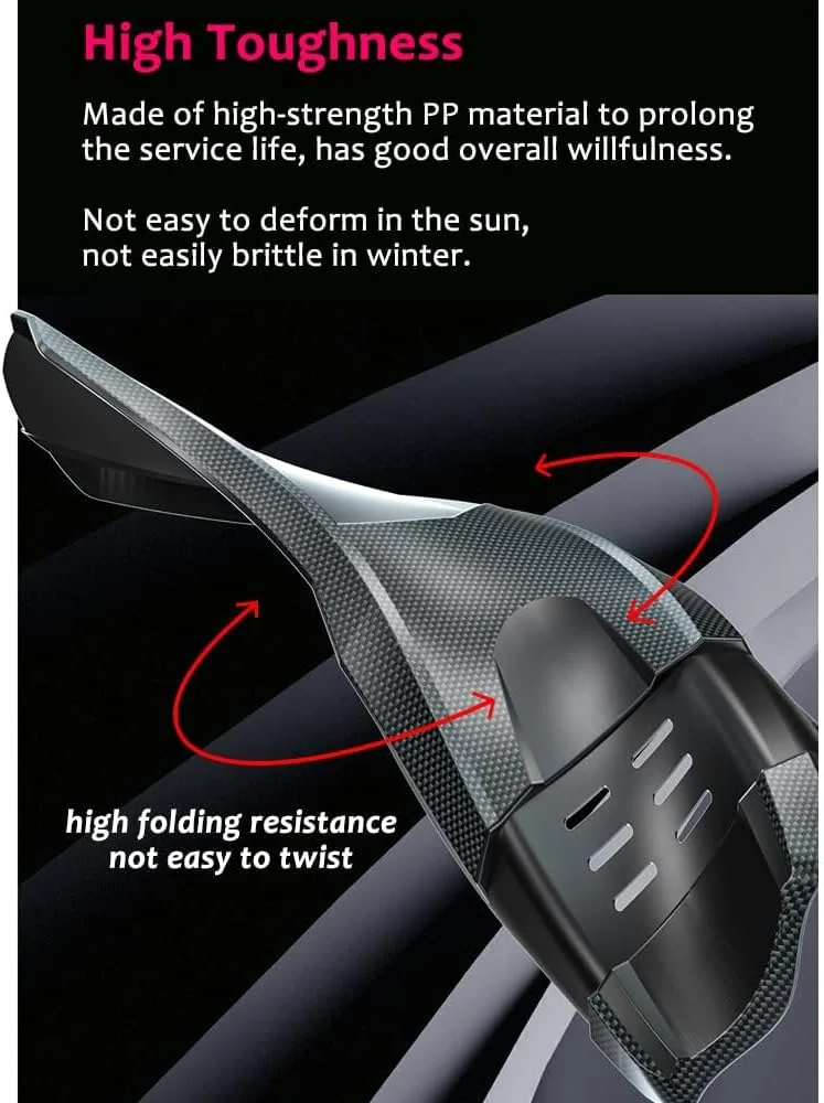 گلگیر دوچرخه کوهستان یونیورسال Tazweeq، گلگیر عقب دوچرخه، مجموعه گلگیر محافظ گل و لای دوچرخه کوهستان جلو (طول 29 سانتی متر، عرض 9 سانتی متر)