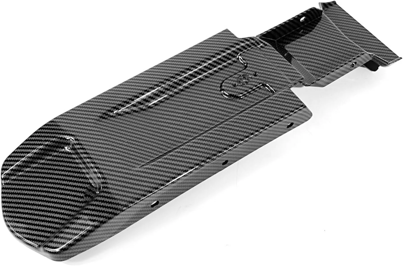 صفحه داخلی گلگیر عقب برای سورون لایت بی X/S و سگوی X160/X260، محافظ گل زیر صندلی عقب برای موتور سیکلت خاکی سورون، لوازم جانبی سور رون طرح فیبر کربن (انتقال آب، براق)