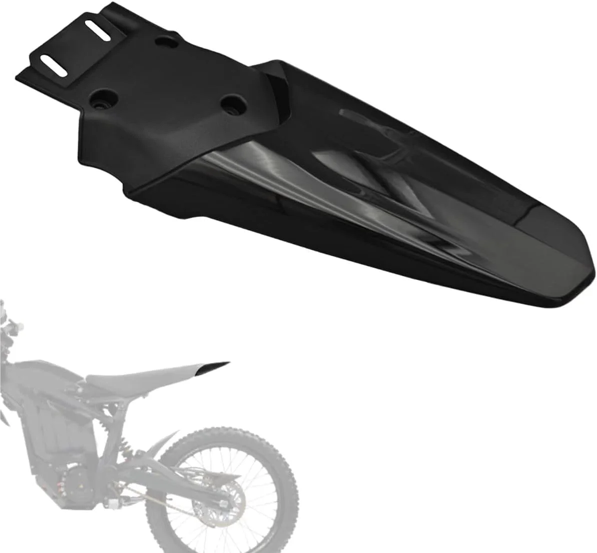 گلگیر کوتاه عقب سازگار با تالاریا X3 MX3 MX4 موتور سیکلت برقی (مشکی براق)