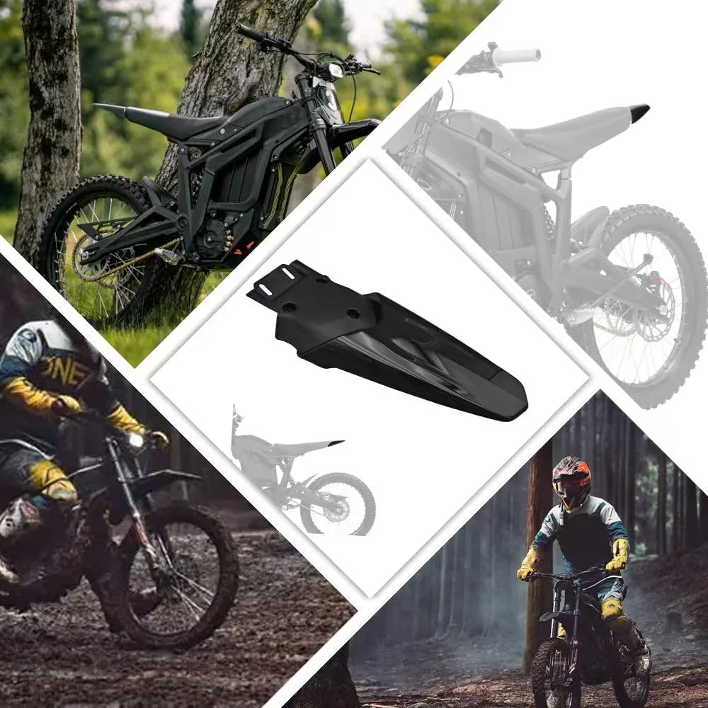 گلگیر کوتاه عقب سازگار با تالاریا X3 MX3 MX4 موتور سیکلت برقی (مشکی براق)