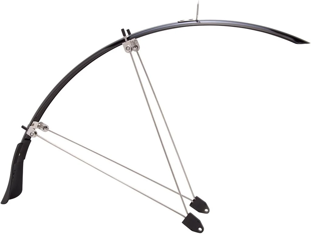 گلگیرهای آلومینیومی Planet Bike Cascadia به همراه گل پخش کن، سایز 700cx43mm/29 x1.7، مناسب برای حداکثر تایر 700cx35mm/29 x1.3