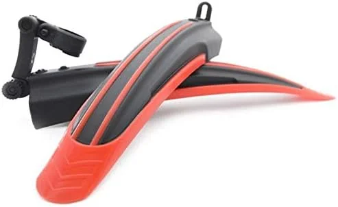 گلگیر دوچرخه، مجموعه گلگیرهای دوچرخه کوهستان، باله های گلگیر دوچرخه برای گلگیرهای جلو/عقب دوچرخه (رنگ: قرمز)