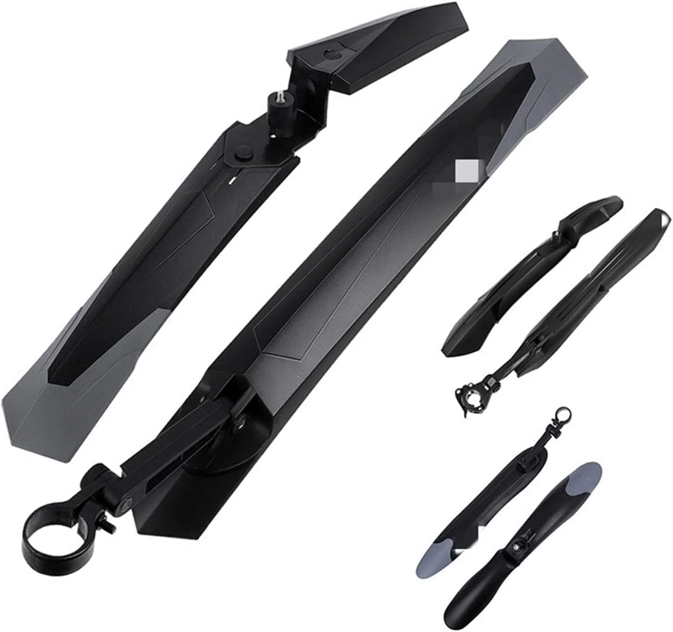 گلگیر دوچرخه، لوازم جانبی دوچرخه کوهستان، گلگیرهای قابل تنظیم قابل حمل دوچرخه کوهستانی جلو و عقب سازگار با گلگیر دوچرخه کوهستان 2 عددی با قابلیت رهاسازی سریع (رنگ