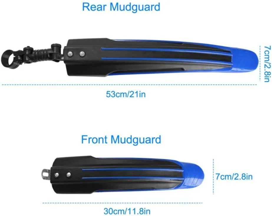 گلگیر دوچرخه، 2 عدد گلگیر دوچرخه کوهستان در 5 رنگ، ابزار دوچرخه جلو و عقب، لوازم جانبی بادوام و جهانی گلگیر دوچرخه سواری (رنگ: قرمز)