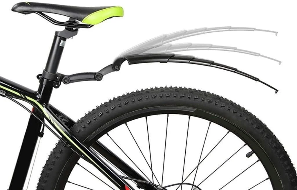 گلگیر دوچرخه، گلگیرهای دوچرخه سواری، گلگیر دوچرخه الکترونیکی، مجموعه گلگیر تلسکوپی تاشو دوچرخه، گلگیر MTB دوچرخه جلو/عقب برای محافظ گل دوچرخه جاده