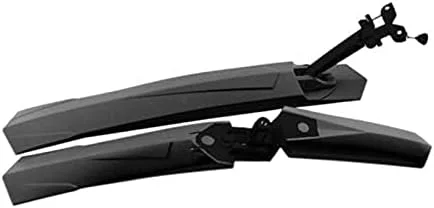 گلگیر دوچرخه، گلگیر دوچرخه سواری، گلگیر دوچرخه برقی، مجموعه 2 عددی گلگیر دوچرخه کوهستان، باله گلگیر دوچرخه برای گلگیرهای جلو و عقب دوچرخه (مشکی)