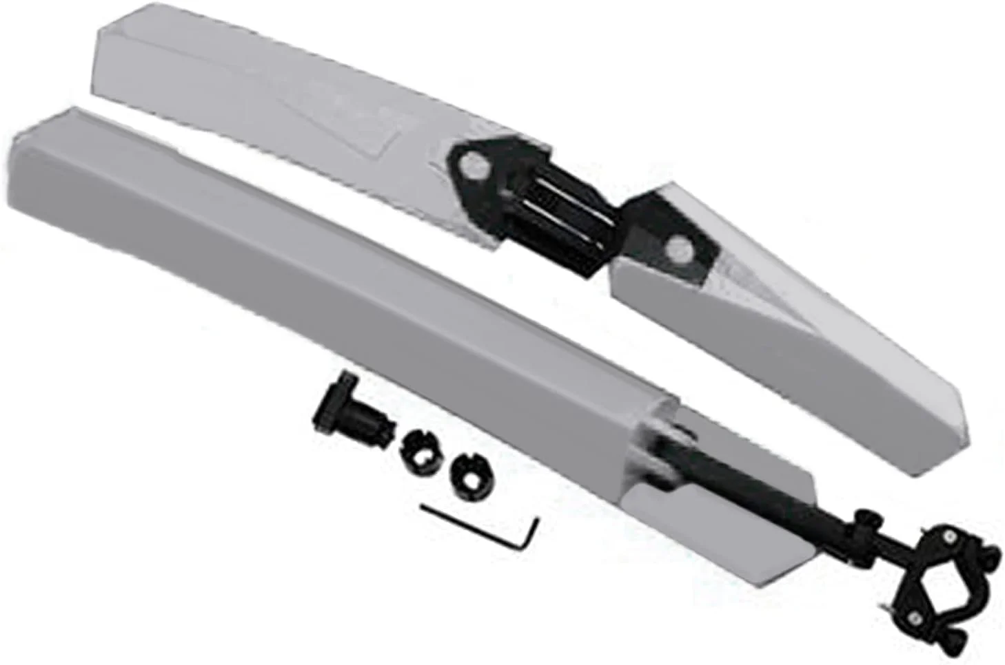 گلگیر دوچرخه، گلگیر دوچرخه سواری، گلگیر دوچرخه برقی، مجموعه 2 عددی گلگیر دوچرخه کوهستان، گلگیرهای جلو و عقب دوچرخه با رهاسازی سریع، باله های دوچرخه بادوام و بلندتر (مشکی)