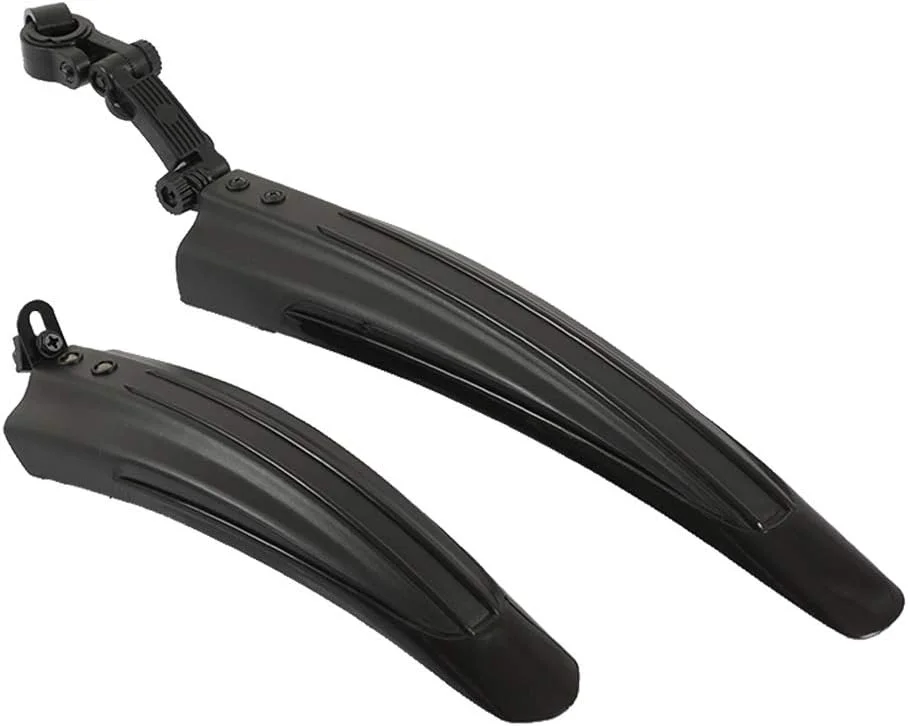 گلگیر دوچرخه، گلگیر دوچرخه سواری، گلگیر دوچرخه برقی، گلگیر جلو و عقب دوچرخه 2x گلگیر پاشش دوچرخه کوهستانی برای 20-26 اینچ (مشکی)