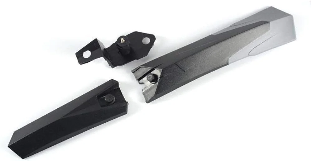 گلگیر دوچرخه، گلگیرهای دوچرخه سواری، گلگیر دوچرخه برقی، گلگیرهای چرخ لاستیک جلو/عقب دوچرخه فیبر کربنی، لوازم جانبی دنده ثابت دوچرخه سواری کوهستانی MTB (مشکی)